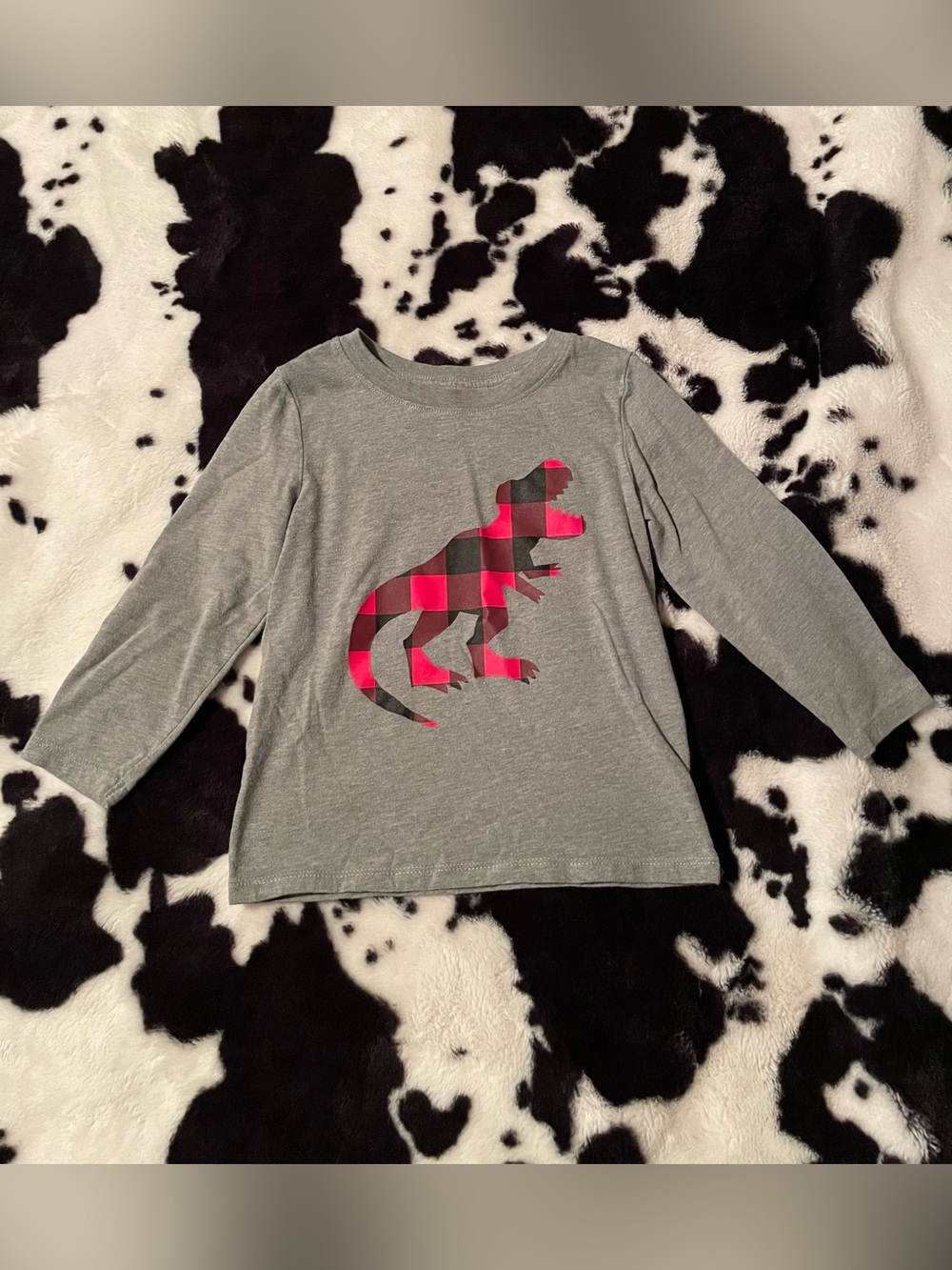 Cat and Jack Long Sleeved Dinosaur Shirt Size 3T